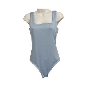 Life in the Moment Sleeveless Bodysuit Snap Bottom Sky Blue Size M